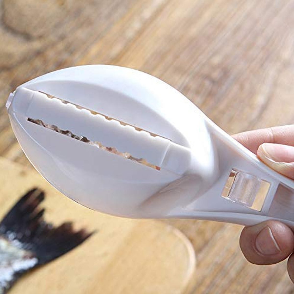 Fish Scale Remover Scraper with Collecting Case and Lid, photo 5
