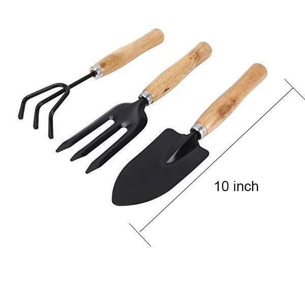 Gardening Tools Set of 3 with Hand Cultivator, Trowel and Fork, photo 4