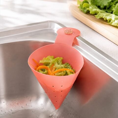 Hanging Sink Corner Strainer with Suction Cup