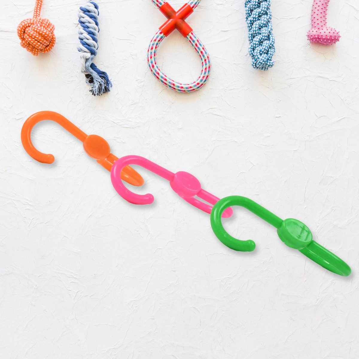 Plastic S Hooks Set of 3 for Hanging Clothes, Utensils and Bags, photo 5