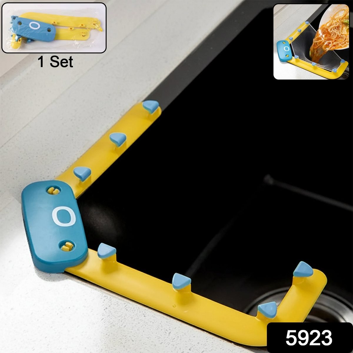 Sink Corner Strainer Holder with Suction Cups, photo 3