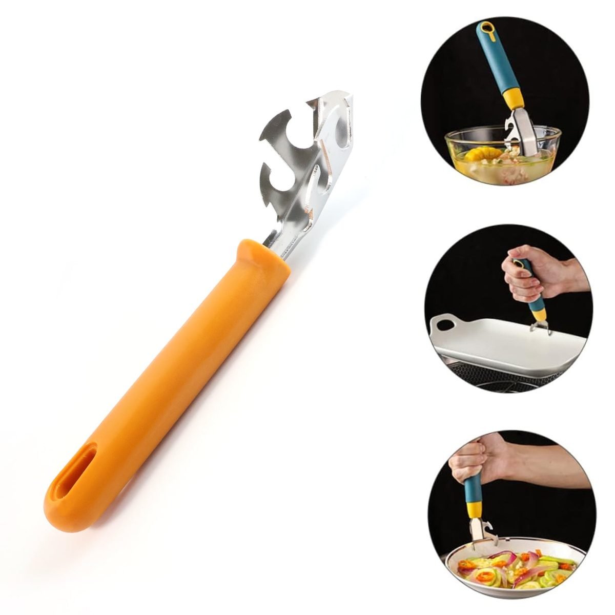 Stainless Steel Hot Plate Gripper with Heat-Safe Handle, photo 3